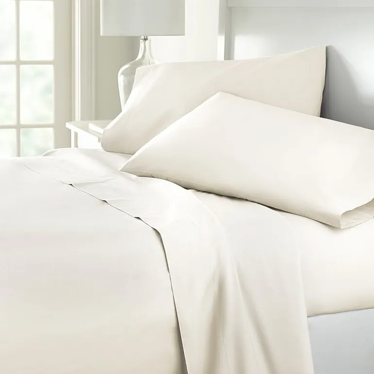 Home Expressions Cool And Crisp 6pc Cotton Percale Sheet Set