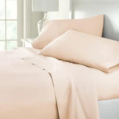 Home Expressions Cool and Crisp Cotton Percale Sheet Set