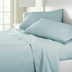 Home Expressions Cool and Crisp Cotton Percale Sheet Set