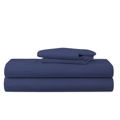 Home Expressions Cool and Crisp Cotton Percale Sheet Set