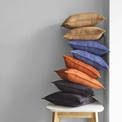 Home Expressions Faux Suede 2-pack Square Throw Pillow