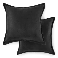 Home Expressions Faux Suede 2-pack Square Throw Pillow