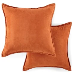 Home Expressions Faux Suede 2-pack Square Throw Pillow