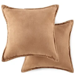 Home Expressions Faux Suede 2-pack Square Throw Pillow