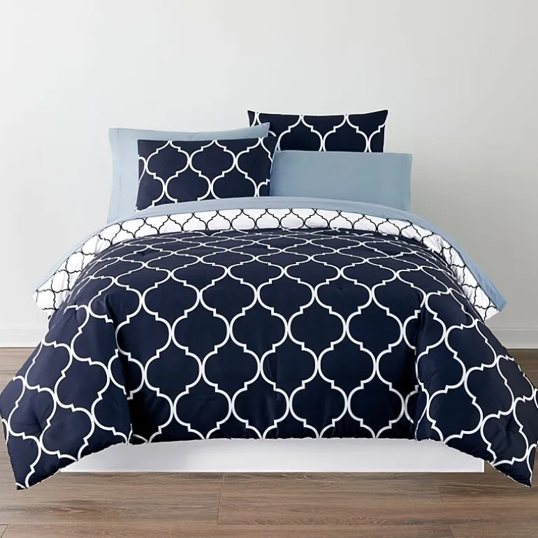 Home Expressions Nora Ogee Complete Bedding Set with Sheets