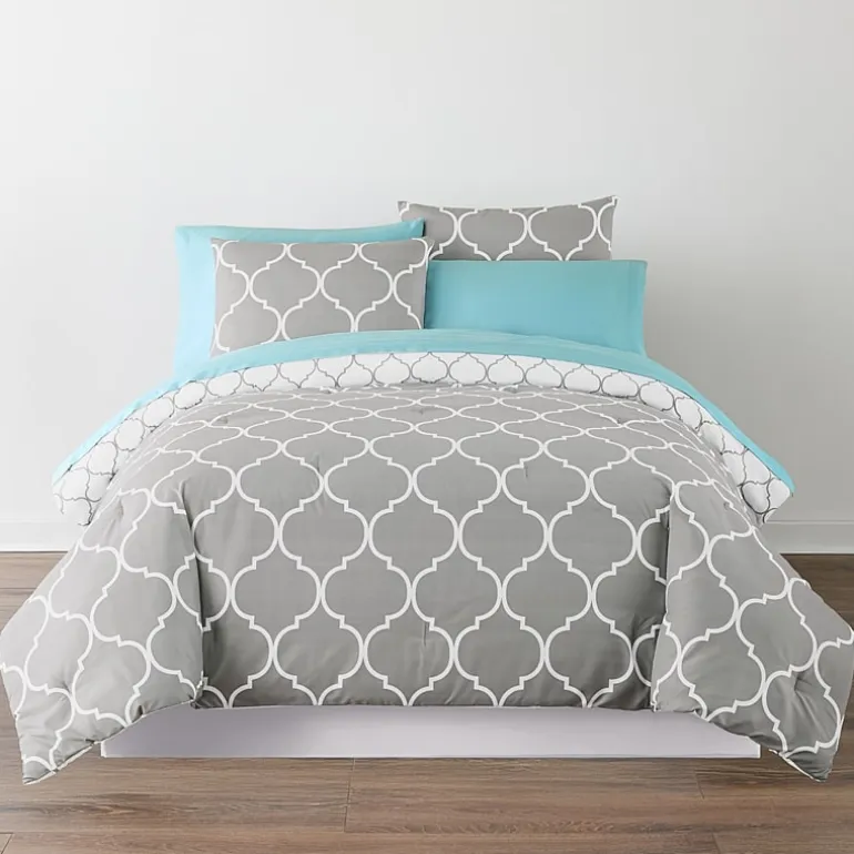 Home Expressions Nora Ogee Complete Bedding Set with Sheets