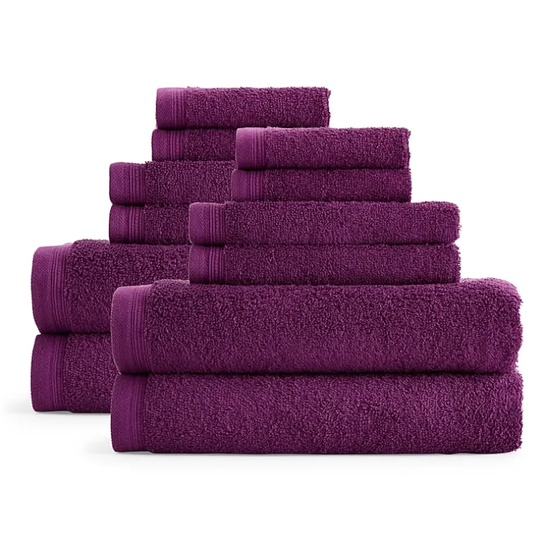 Home Expressions 12-pc. Solid Bath Towel Set
