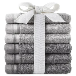 Home Expressions 6pc Washcloth Set