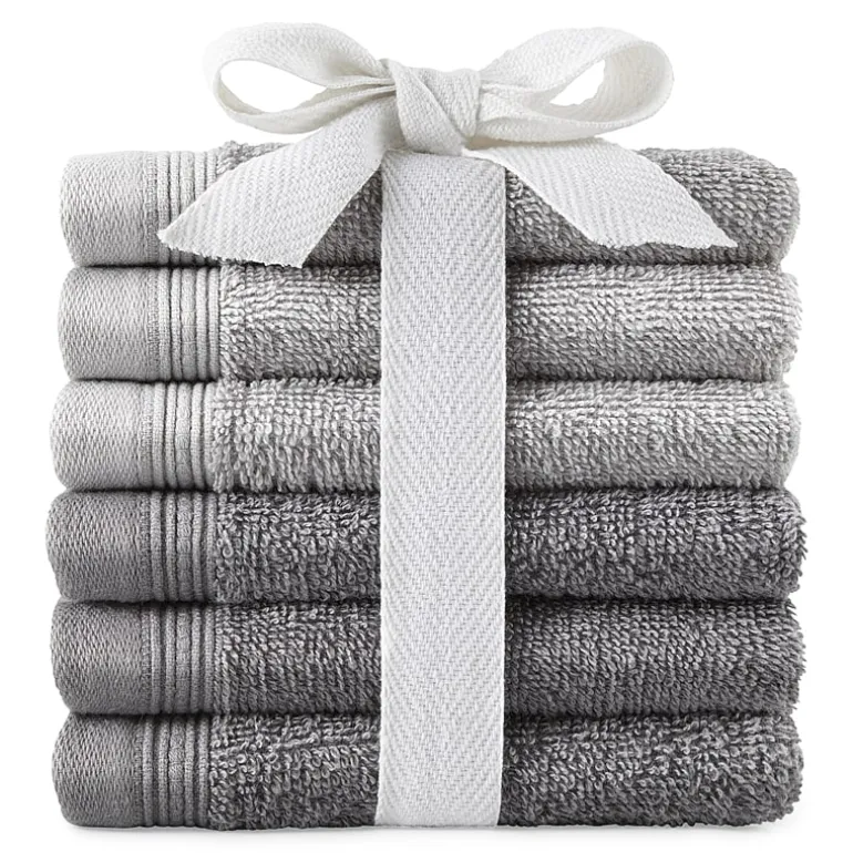 Home Expressions 6pc Washcloth Set