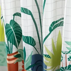 Home Expressions Potted Plant Shower Curtain