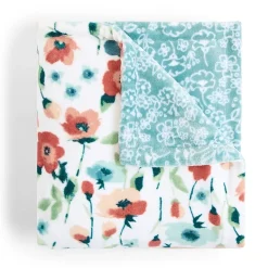 Home Expressions Reversible Velvet Plush Midweight Throw