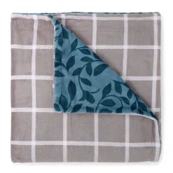 Home Expressions Reversible Velvet Plush Midweight Throw