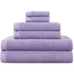 Home Expressions Solid & Stripe Bath Towel