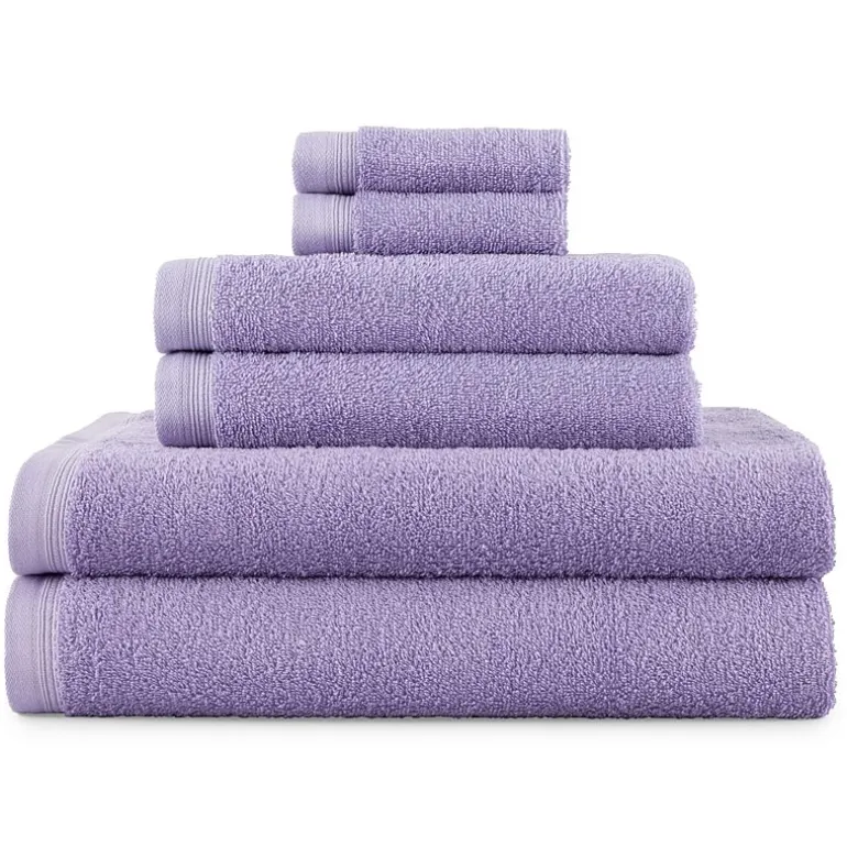 Home Expressions Solid & Stripe Bath Towel