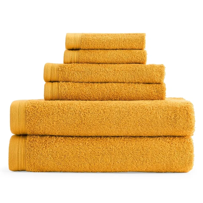 Home Expressions Solid & Stripe Bath Towel