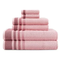 Home Expressions Solid & Stripe Bath Towel