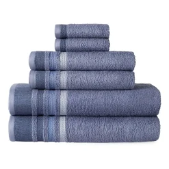 Home Expressions Solid & Stripe Bath Towel