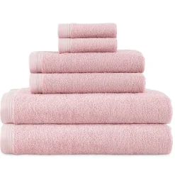 Home Expressions Solid & Stripe Bath Towel