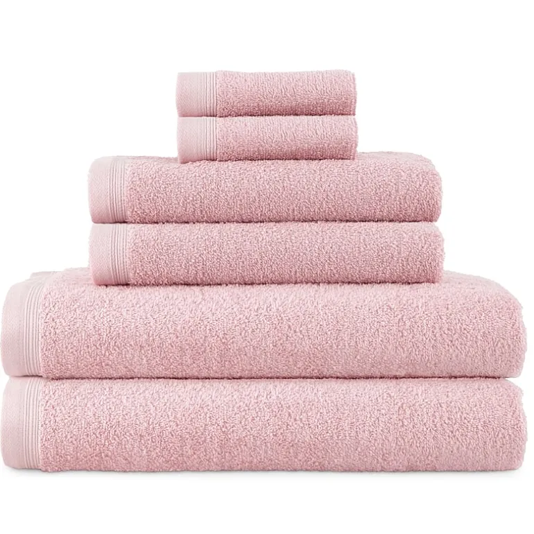 Home Expressions Solid & Stripe Bath Towel