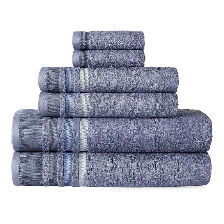 Home Expressions Stripe 6-pc. Bath Towel Set