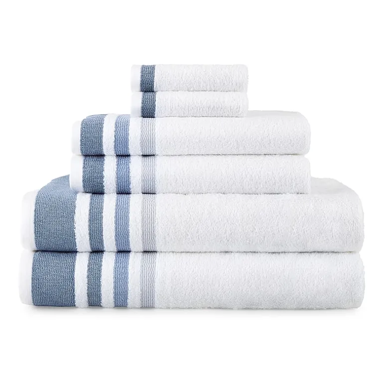Home Expressions Stripe 6-pc. Bath Towel Set