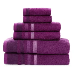 Home Expressions Stripe 6-pc. Bath Towel Set