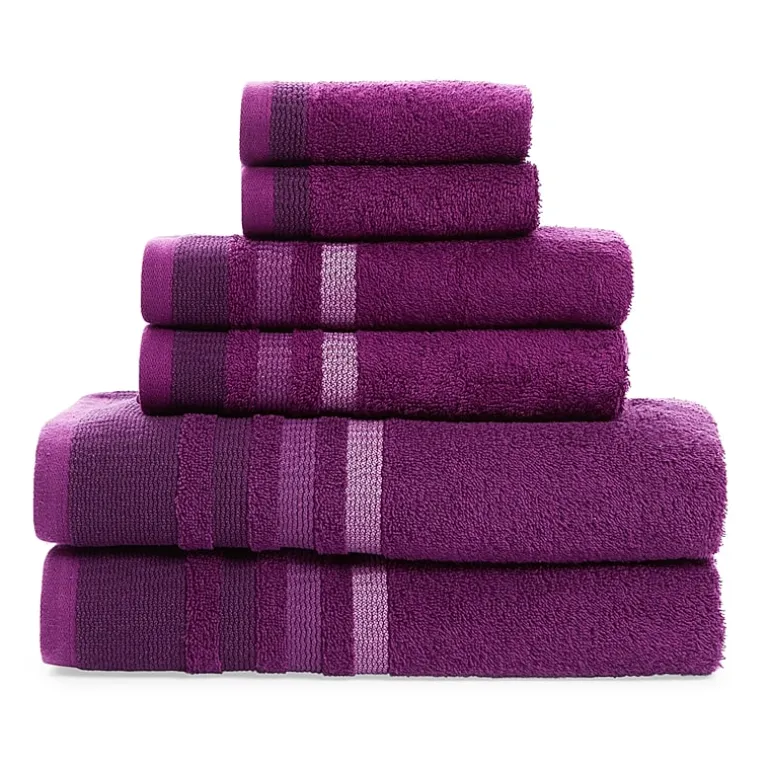 Home Expressions Stripe 6-pc. Bath Towel Set