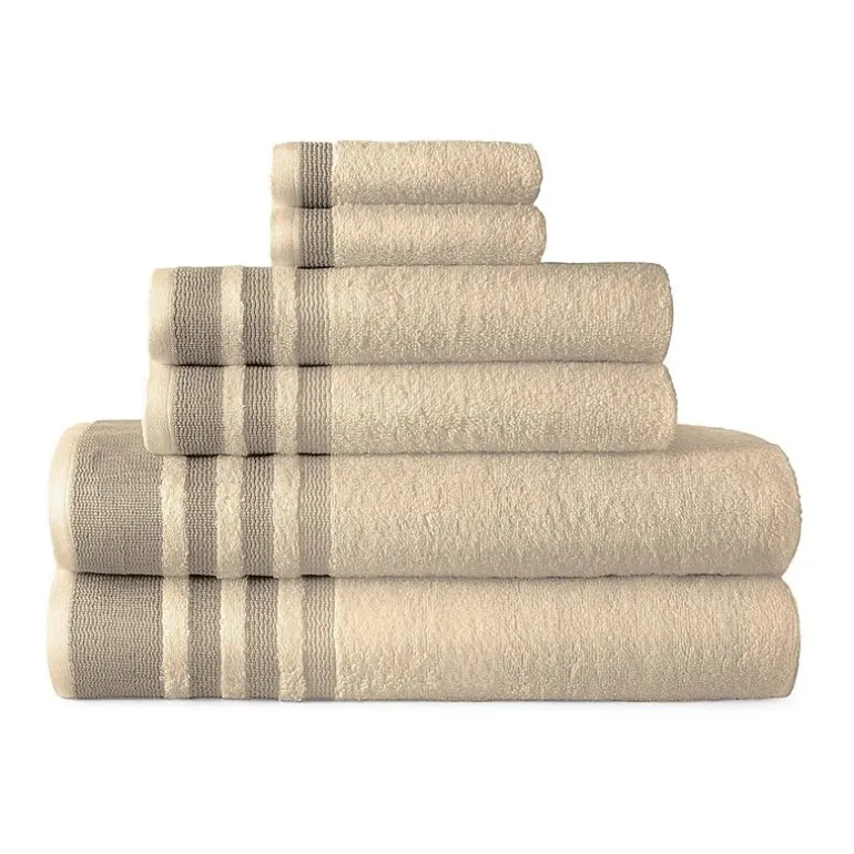 Home Expressions Stripe 6-pc. Bath Towel Set