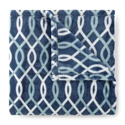 Home Expressions Velvet Plush Print Throw