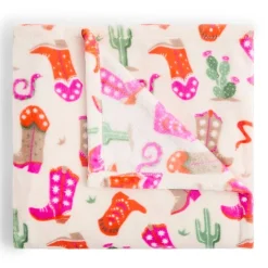 Home Expressions Velvet Plush Print Throw