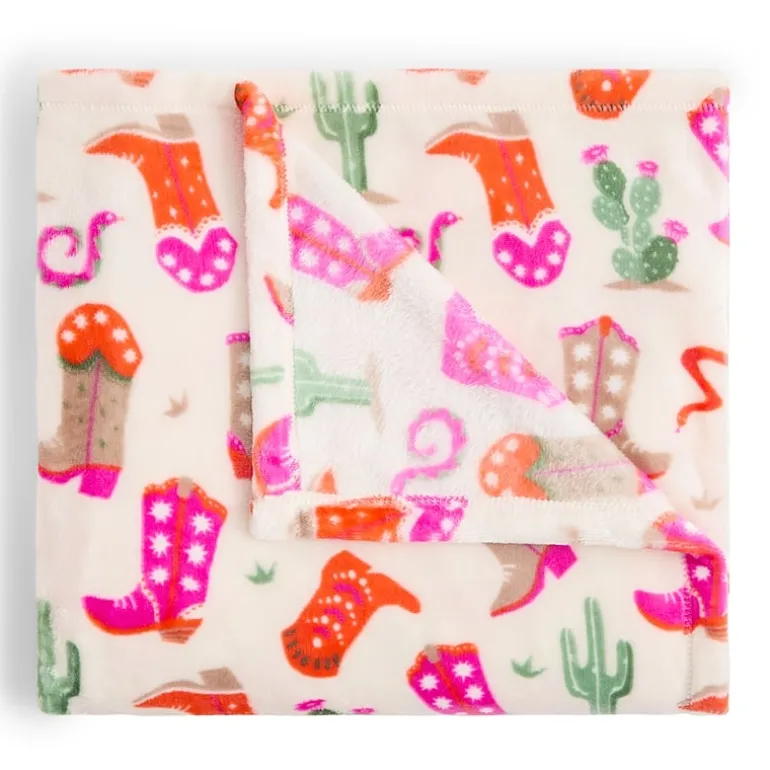 Home Expressions Velvet Plush Print Throw