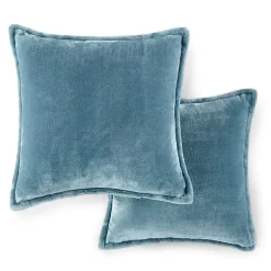 Home Expressions Velvet Plush 2-pack Square Throw Pillow