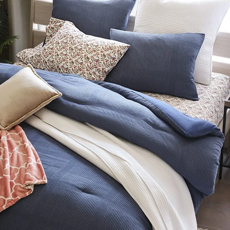 Home Expressions Waffle Grid Comforter Set