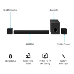 4.1 Home Theater System with Bluetooth