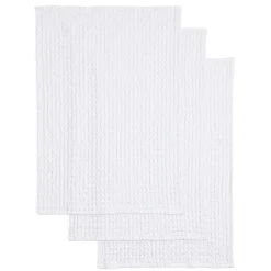 Homewear Nora Waffle 3-pc Kitchen Towel Set