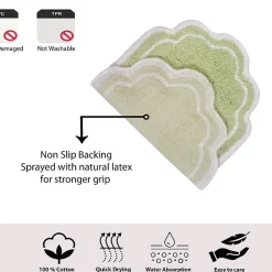 Home Weavers Inc Allure 4-pc. Quick Dry Bath Rug Set