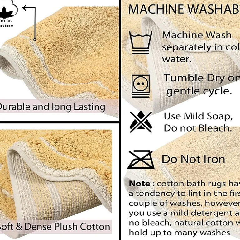Home Weavers Inc Allure 4-pc. Quick Dry Bath Rug Set