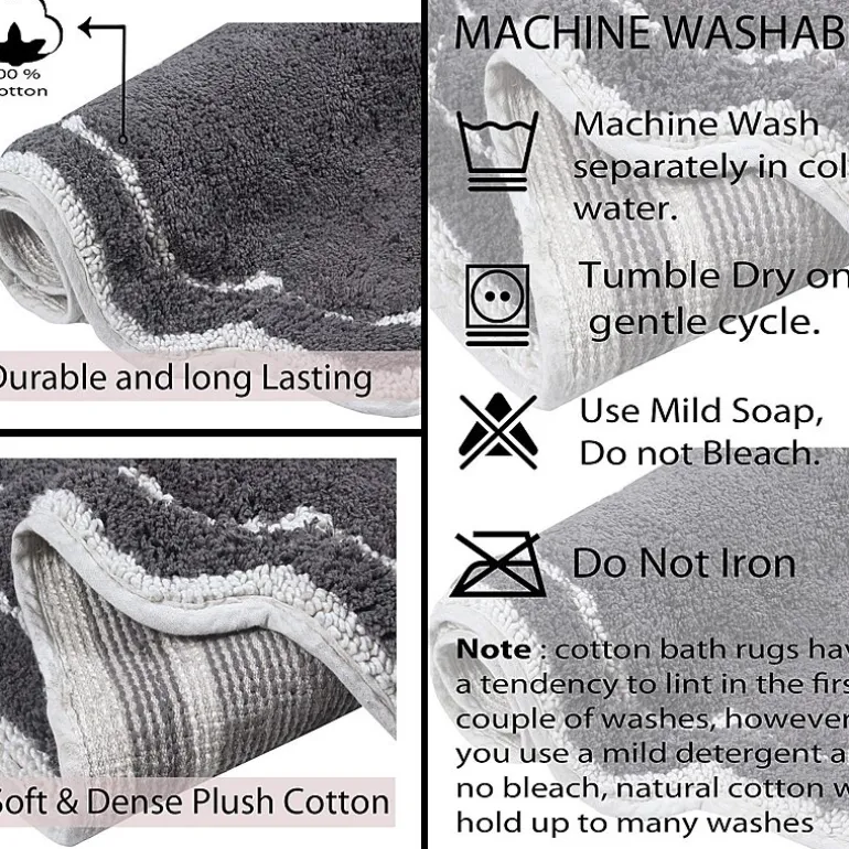 Home Weavers Inc Allure 4-pc. Quick Dry Bath Rug Set