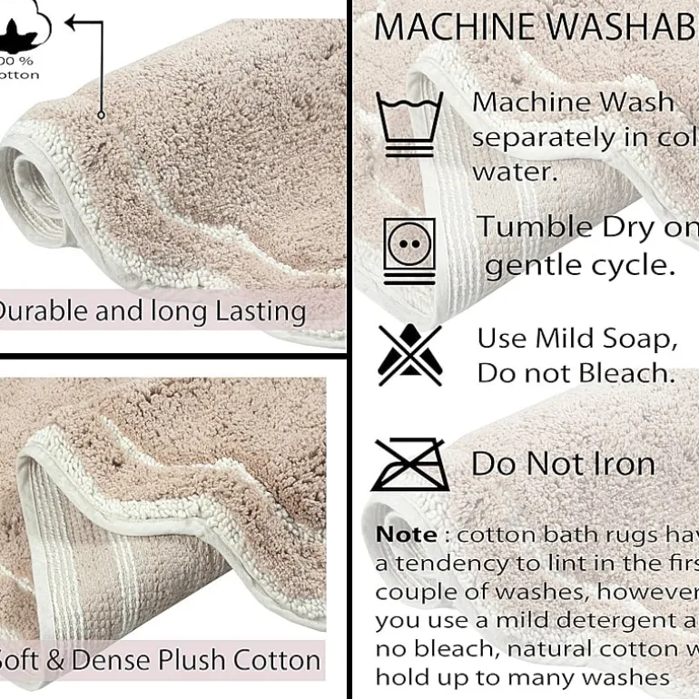 Home Weavers Inc Allure 4-pc. Quick Dry Bath Rug Set