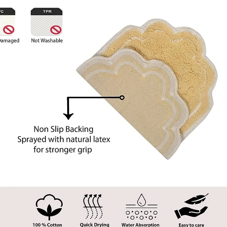 Home Weavers Inc Allure 4-pc. Quick Dry Bath Rug Set