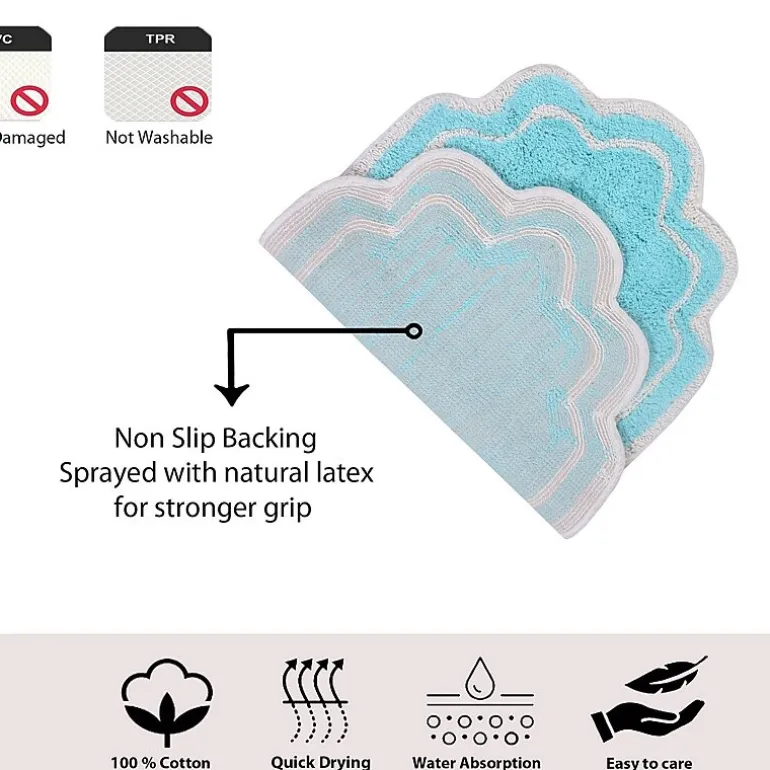 Home Weavers Inc Allure 4-pc. Quick Dry Bath Rug Set