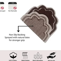 Home Weavers Inc Allure 4-pc. Quick Dry Bath Rug Set
