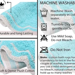 Home Weavers Inc Allure Quick Dry 17X24 Inch Bath Rug