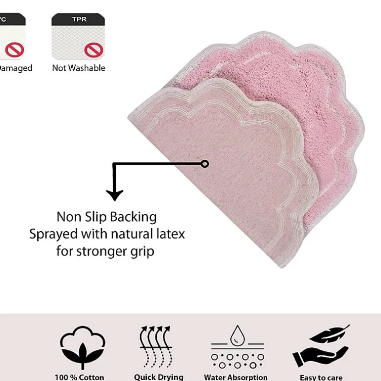 Home Weavers Inc Allure Quick Dry 17X24 Inch Bath Rug