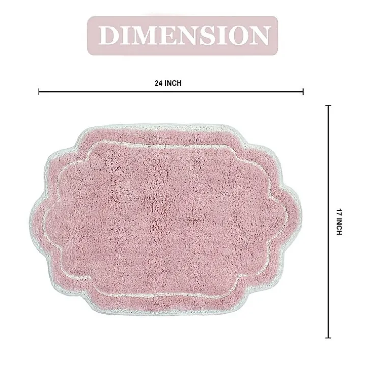 Home Weavers Inc Allure Quick Dry 17X24 Inch Bath Rug