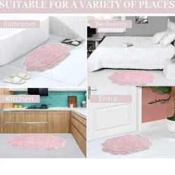 Home Weavers Inc Allure Quick Dry 17X24 Inch Bath Rug