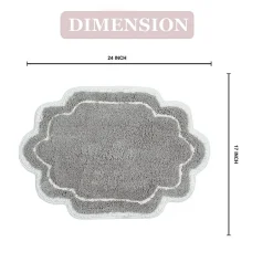 Home Weavers Inc Allure Quick Dry 17X24 Inch Bath Rug