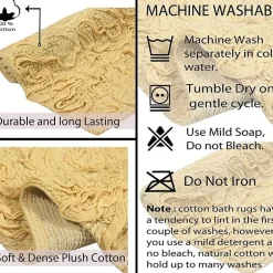 Home Weavers Inc Bellflower 4-pc. Quick Dry Bath Rug Set