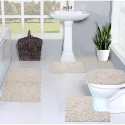 Home Weavers Inc Bellflower 4-pc. Quick Dry Bath Rug Set
