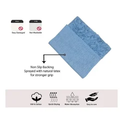 Home Weavers Inc Bellflower 4-pc. Quick Dry Bath Rug Set